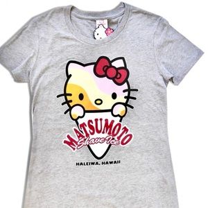 NWOT Hello Kitty x Matsumoto Shave shirt Collab